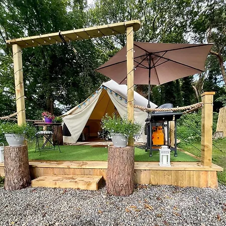 Luxe tent Garden County Glamping Newtown Mount Kennedy